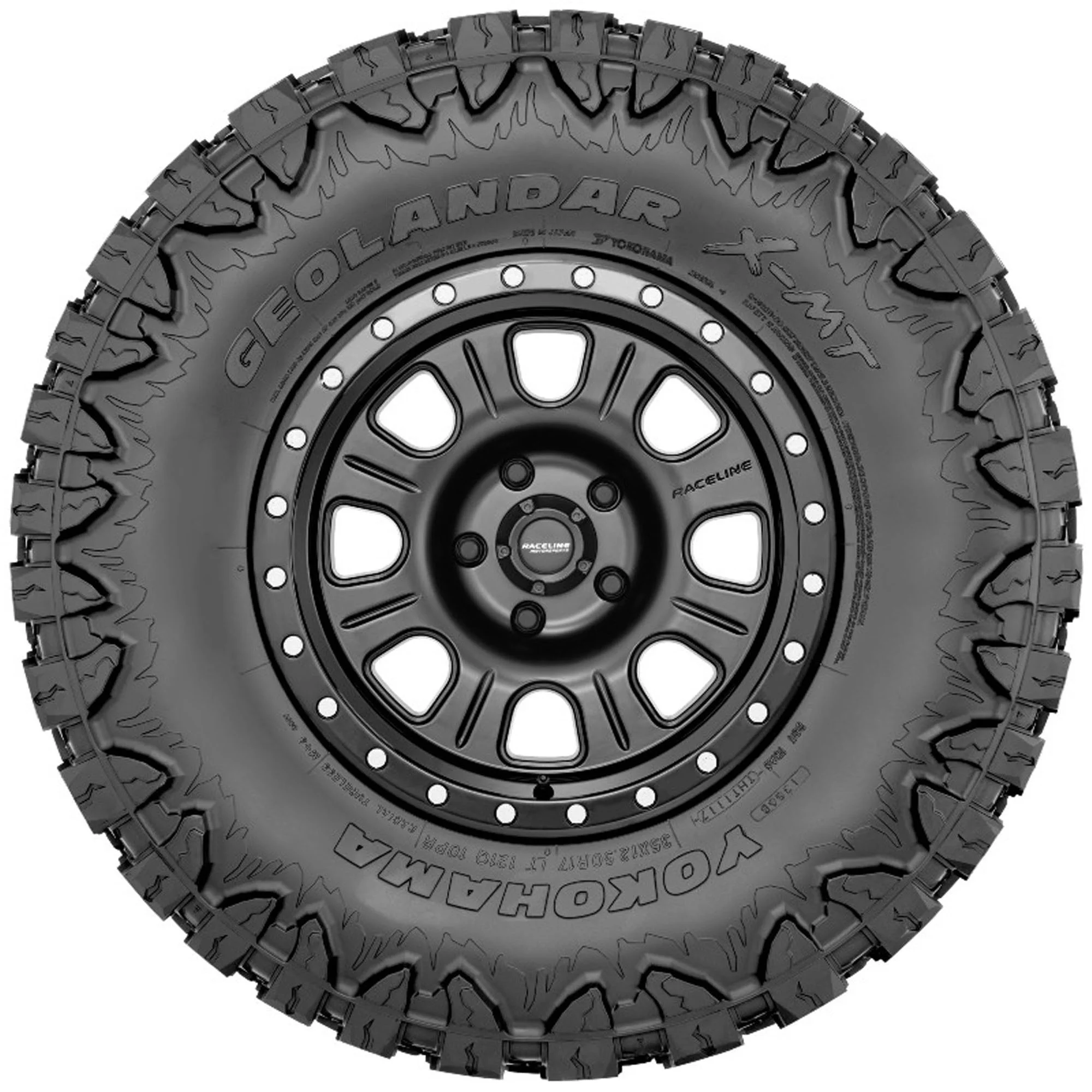 Yokohama Geolandar X-MT 37X12.50R17/8 124Q BW Season Tire - Image 4